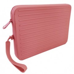 Bolsa Silicone XL Up North com Fecho Rosa Coral Apli