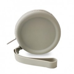 Porta Moedas Silicone Up North com Fecho Cinza Apli