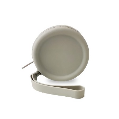 Porta Moedas Silicone Up North com Fecho Cinza Apli