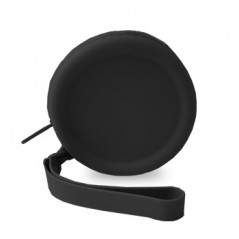 Porta Moedas Silicone Up North com Fecho Preto Apli