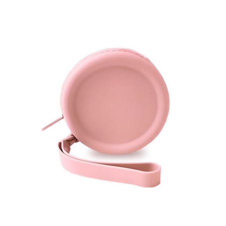 Porta Moedas Silicone Up North com Fecho Rosa Pastel Apli