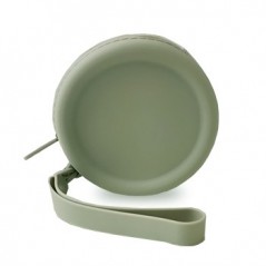 Porta Moedas Silicone Up North com Fecho Verde Apli