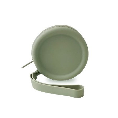 Porta Moedas Silicone Up North com Fecho Verde Apli