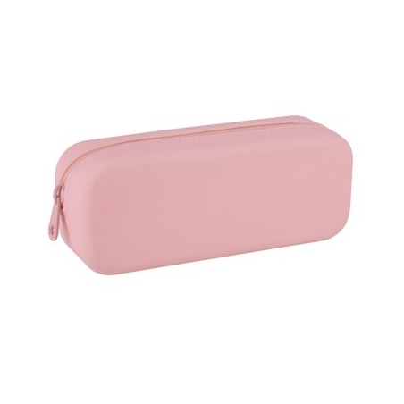 Estojo Silicone Up North com Fecho Rosa Pastel Apli