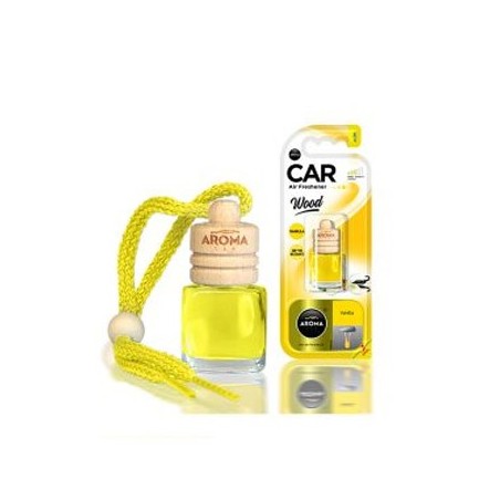 Ambientador Carro Aroma Car Wood Vanilla 6ml