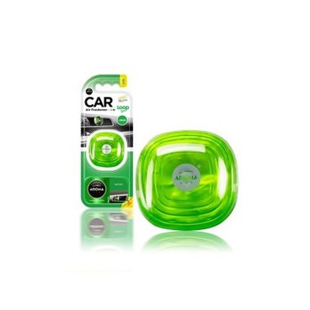 Ambientador Carro Aroma Car Loop Gel Lemon