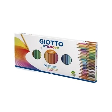 Lápis Cor 18cm Giotto Stilnovo Cx Cartão 50un
