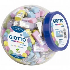 Borracha Giotto Happy Gomma Pastel Bomboneira 120un