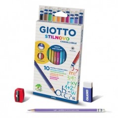 Lápis Cor Apagável Giotto Stilnovo Cx Cartão 10un