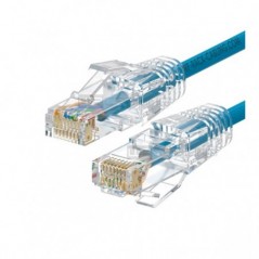 WP RACK CHICOTE CAT6 U-UTP SLIM AWG28/7 CU LSZH 50u GOLD PLA