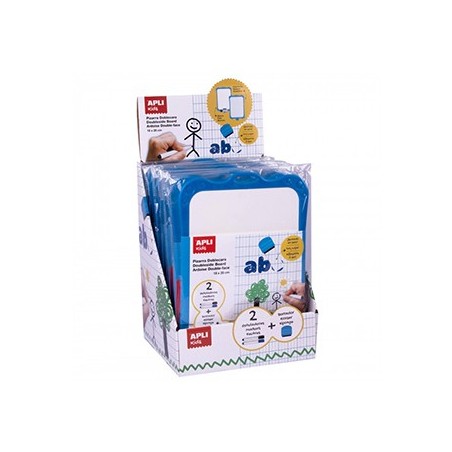 Quadro Branco Dupla-Face Apli 180x280mm Cx Expositor 10un