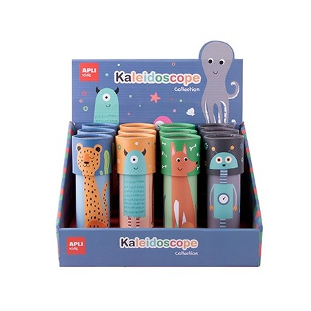 Caleidoscópios 4 Designs Expositor 12un