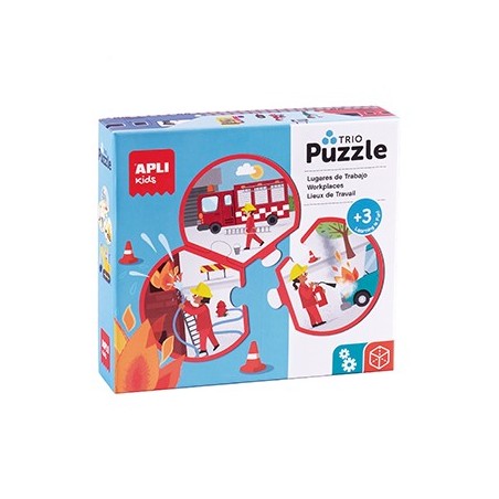 Puzzle Trio Profissões 24 Peças