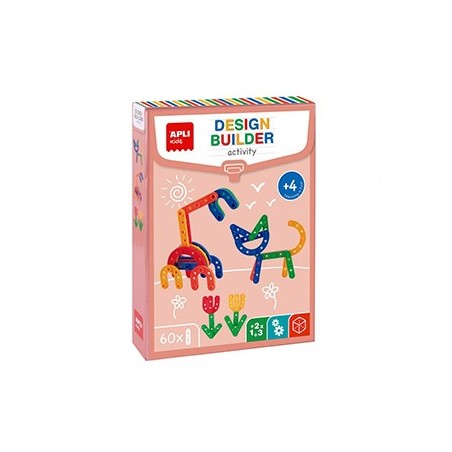 Jogo Educativo Apli Peças de Conexão 60 Peças