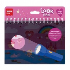 Livro Procura e Encontra Mundo Mágico Apli Kids 6Fls