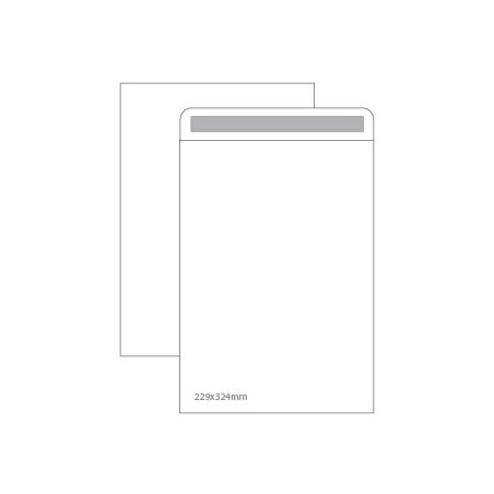 Envelopes Saco 229x324mm C4 Branco 100g Autodex 50un
