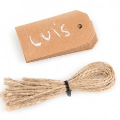 Etiquetas para Embrulhos Kraft 12un