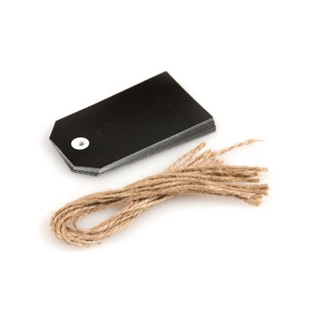 Etiquetas para Embrulhos Preto 12un