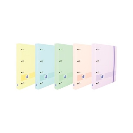 Dossier A4 Polyfoam Oxford Live&Go c/Recarga Cores Pastel