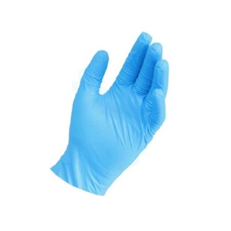 Luvas Nitrilo Tamanho XL s/Pó Azul 100un