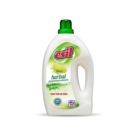 Detergente Líquido Máquina Roupa Esil Herbal 40 Doses 3L