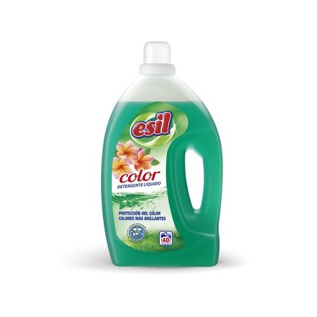 Detergente Líquido Máquina Roupa Esil Cores 40 Doses 3L