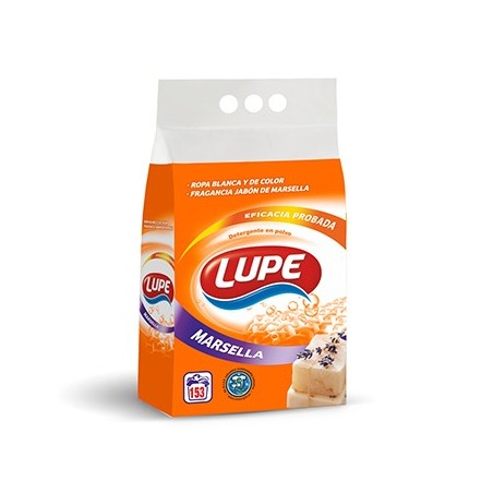Detergente em Pó Máquina Roupa Lupe Marselha 153 Doses 10Kg