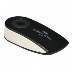 Borracha Branca Faber Castell Mini Sleeve Capa Preto