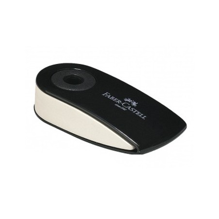 Borracha Branca Faber Castell Mini Sleeve Capa Preto