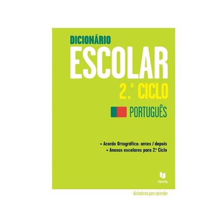 Dicionário Escolar 2º Ciclo Português