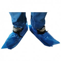 Cobre Sapatos Polietileno Emb 100un Azul / Saude e Seguranca