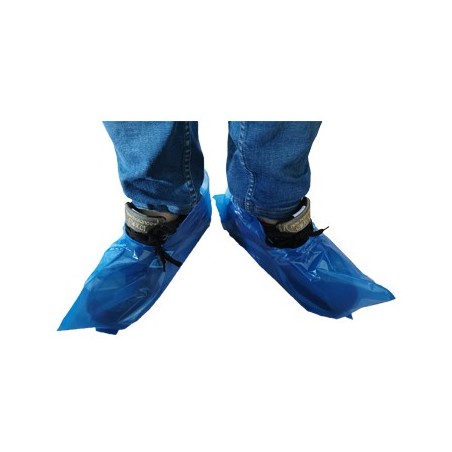 Cobre Sapatos Polietileno Emb 100un Azul / Saude e Seguranca