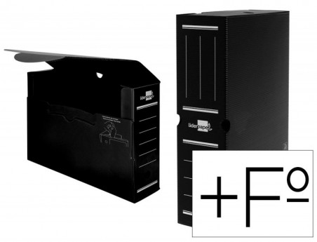 5un CAIXA PARA ARQUIVO DEFINITIVO LIDERPAPEL POLIPROPILENO P