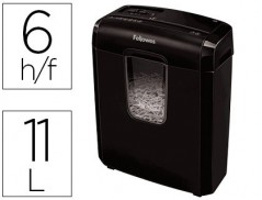 DESTRUIDORA DE DOCUMENTOS FELLOWES 6C CAPACIDADE DE CORTE 6