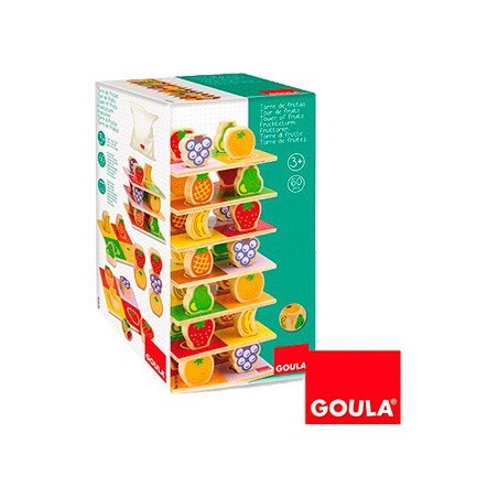 JOGO GOULA DIDATICO TORRE DE FRUTAS