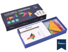 JOGO MIDEER DIDACTICO TANGRAM DE CORES
