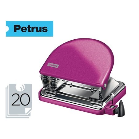 TALADRADOR PETRUS 52 WOW FUCSIA METALIZADO CAPACIDAD 20 HOJA