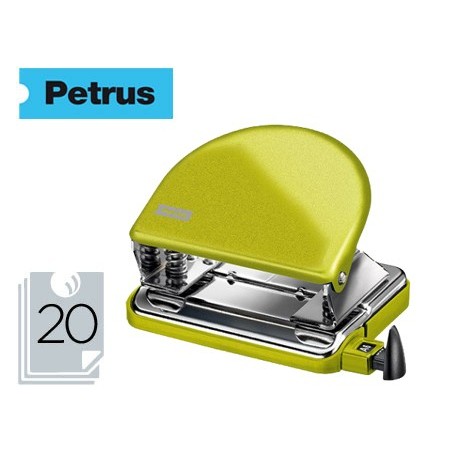 TALADRADOR PETRUS 52 WOW VERDE METALIZADO CAPACIDAD 20 HOJAS