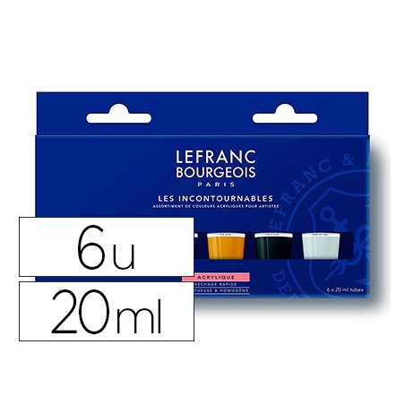 PINTURA ACRILICA L&B FINE CONJUNTO "LOS IMPRESCINDIBLES" CAI