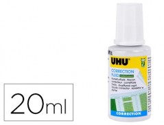 6un CORRETOR UHU FRASCO 20 ML EM BLISTER