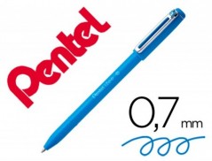 12un ESFEROGRAFICA PENTEL IZEE PONTA DE 0,7MM COM TAMPA COR