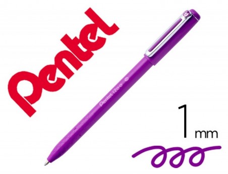12un ESFEROGRAFICA PENTEL IZEE PONTA DE 1,0MM COM TAMPA COR