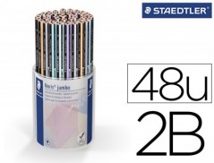 LAPIS DE GRAFITE STAEDTLER 119 TRIPLUS 2B COR PASTEL FRASCO