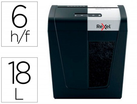 DESTRUIDORA DE DOCUMENTOS REXEL SECURE MC6 EU CAPACIDADEE 6