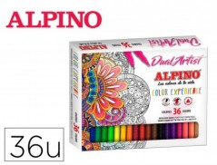 MARCADOR ALPINO COLOR EXPERIENCE CAIXA DE 36 MARCADORES TRIA