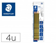 LAPIS DE GRAFITE STAEDTLER NORIS BLISTER DE 2 UNIDADES Nº2 H