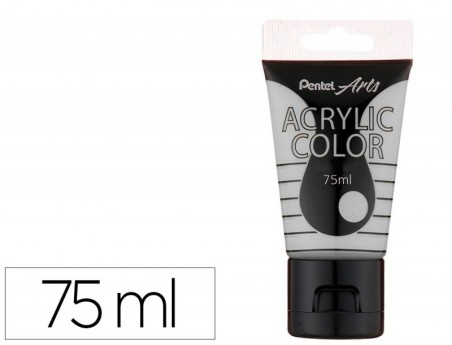TINTA ACRILICA PENTEL EM TUBO DE 75 ML COR ESPECIAL BRANCO P
