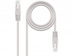 CABO REDE NANOCABLE RJ45 CATEGORIA 6 UTP AWG24 COR CINZA COM