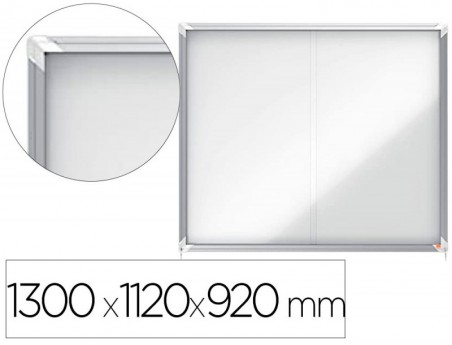VITRINA DE ANUNCIOS NOBO PREMIUM PLUS MAGNETICA COM PORTA DE