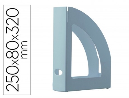 PORTA REVISTAS ARCHIVO 2000 ECOGREEN PLASTICO 100% RECICLADO